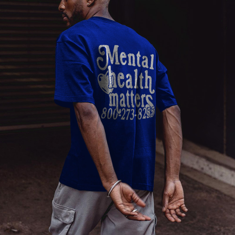 Mental Health Matters Print T-shirt