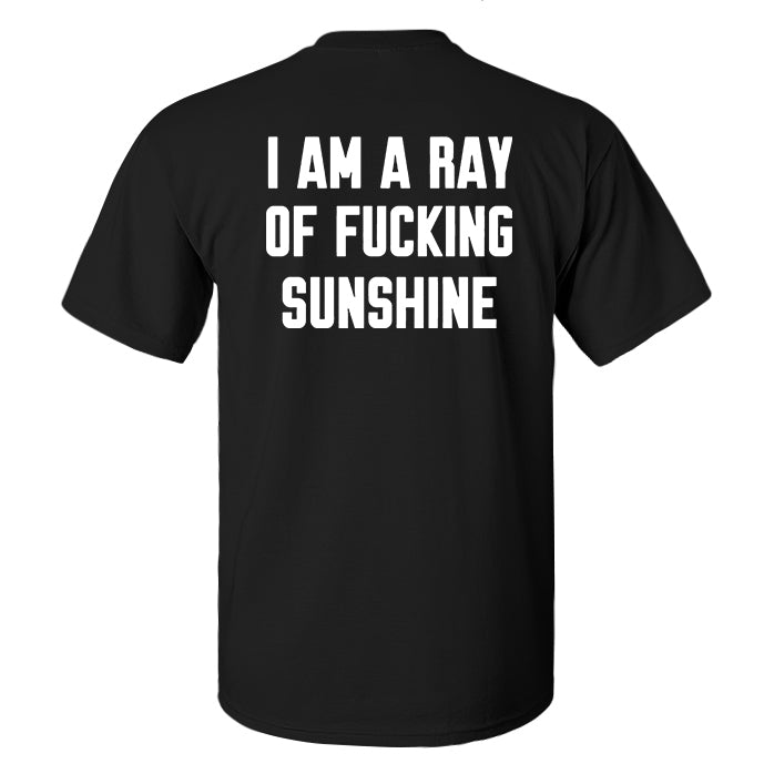 I Am A Ray Of Fxxking Sunshine Print Men's T-shirt - image 2