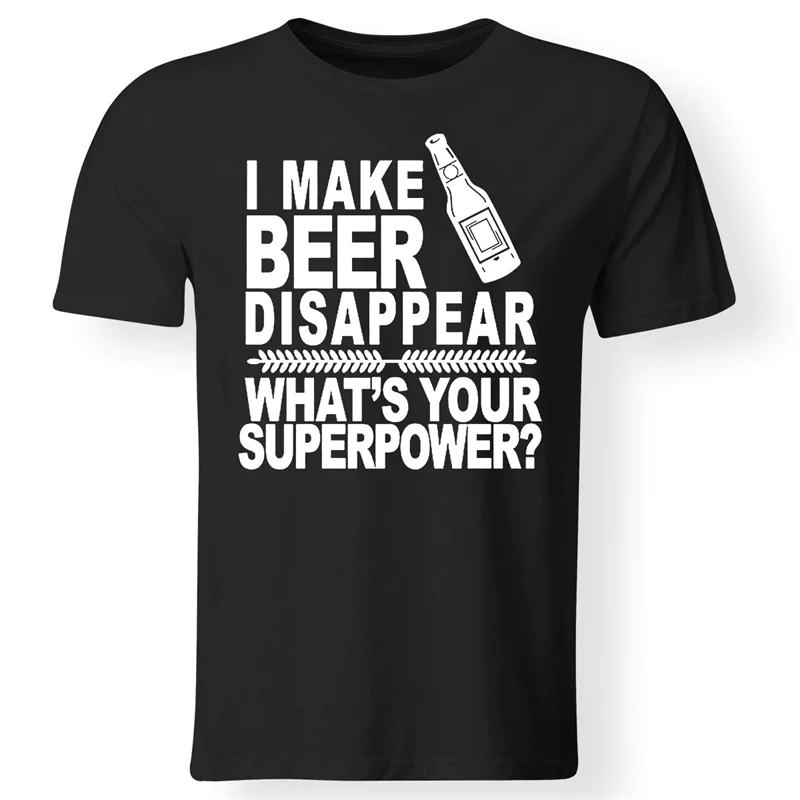 I Make Beer Disappear Printed Men's T-shirt - image 2