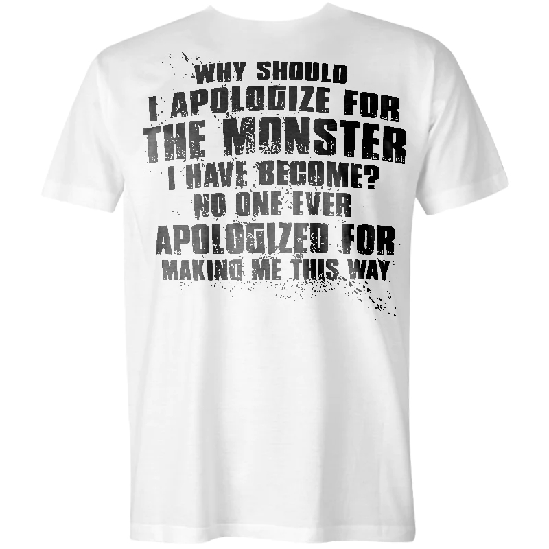 Why Should Printed Men's T-shirt - White - 2XL - image 2