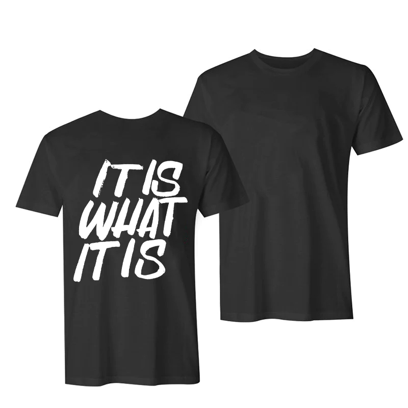 It Is What It Is Men's Fun Monogram T-shirt - image 2