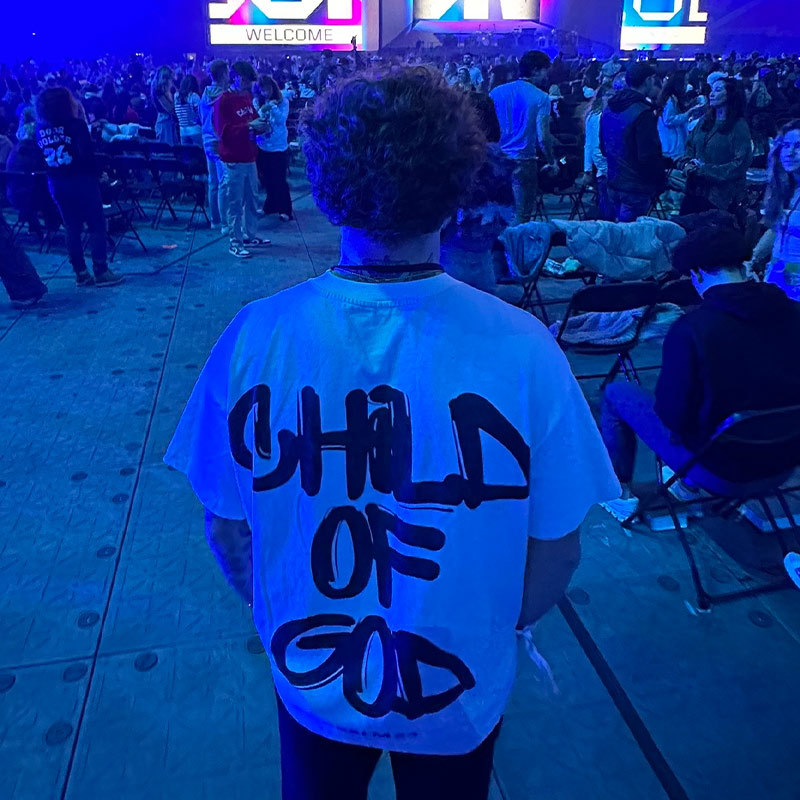 100% Cotton Child Of God Print T-shirt - White - 2XL - image 2