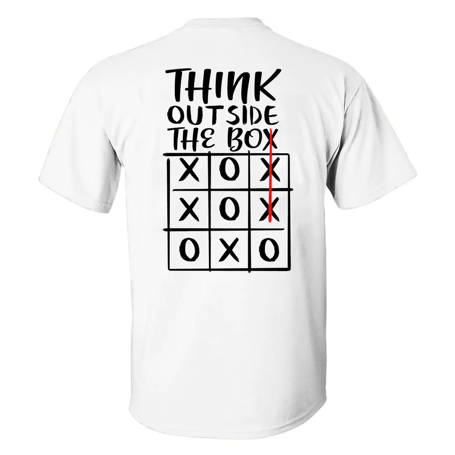 Think Outside The Box Printed Men's T-shirt - image 2
