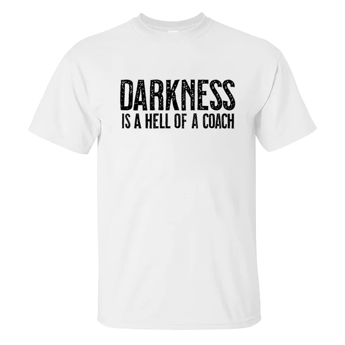 Darkness Is A Hell Of A Coach Printed Men's T-shirt - image 2