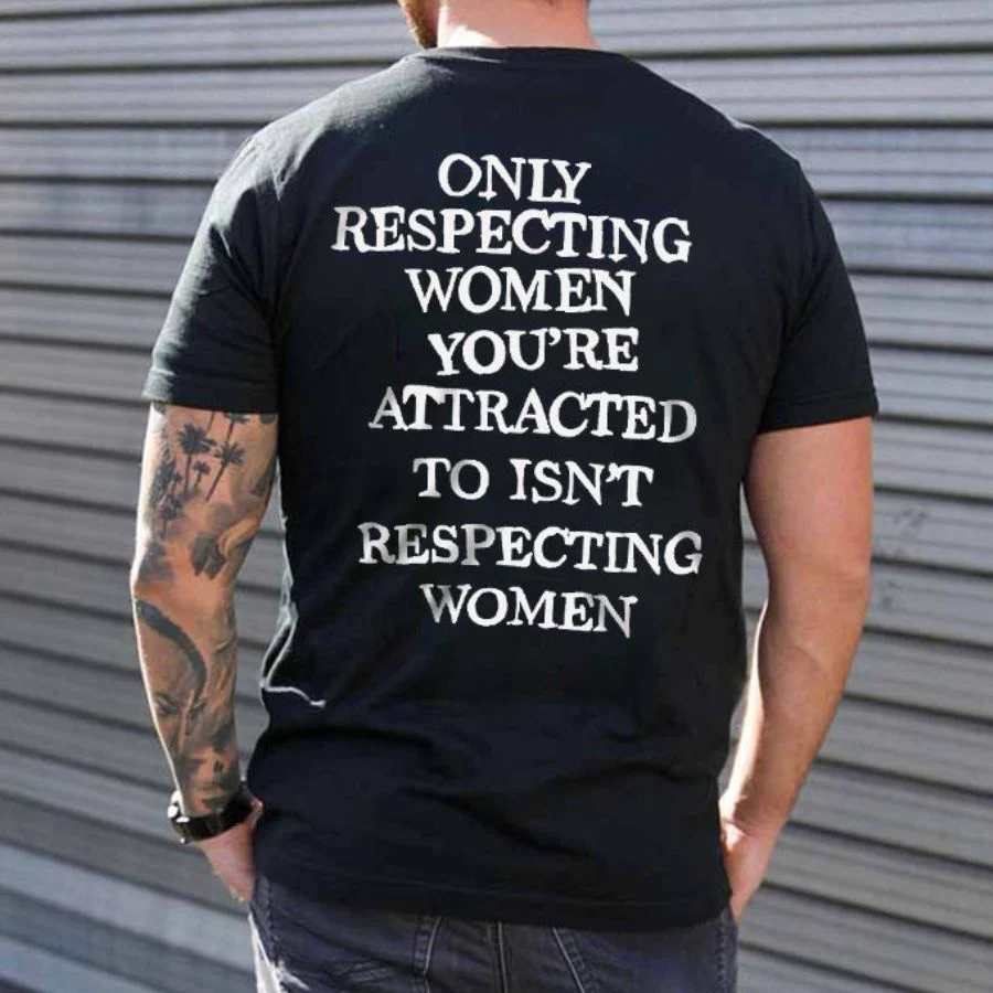 Only Respecting Women Printed Men's T-shirt - image 2
