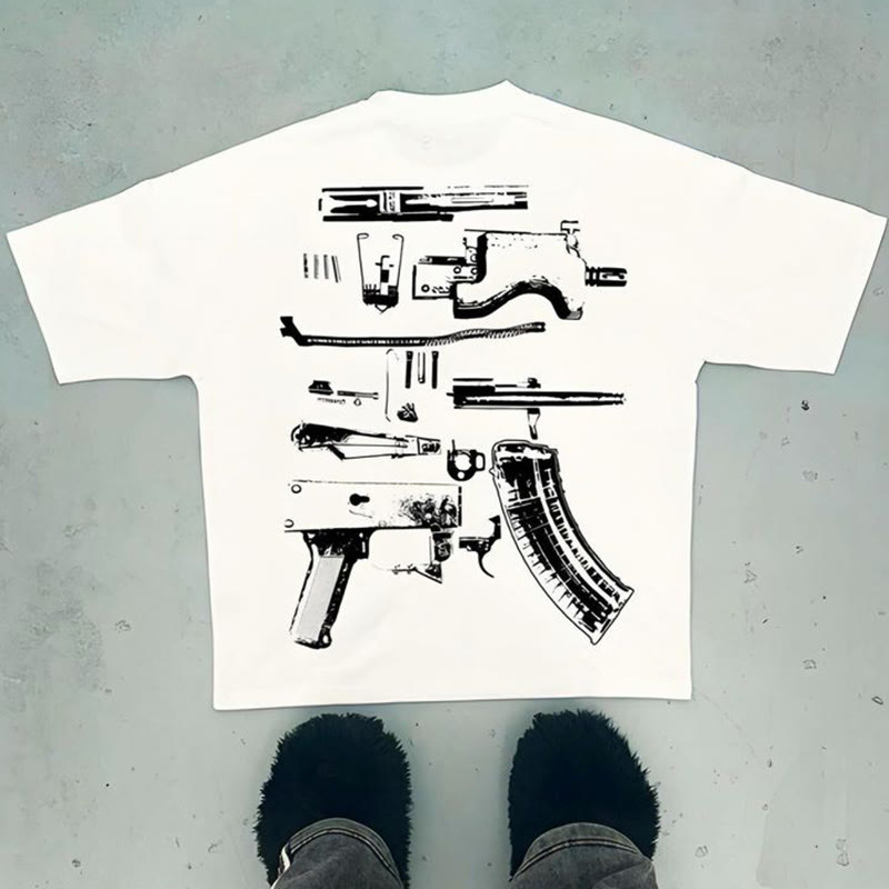 100% Cotton In Draco We Trust Print T-shirt