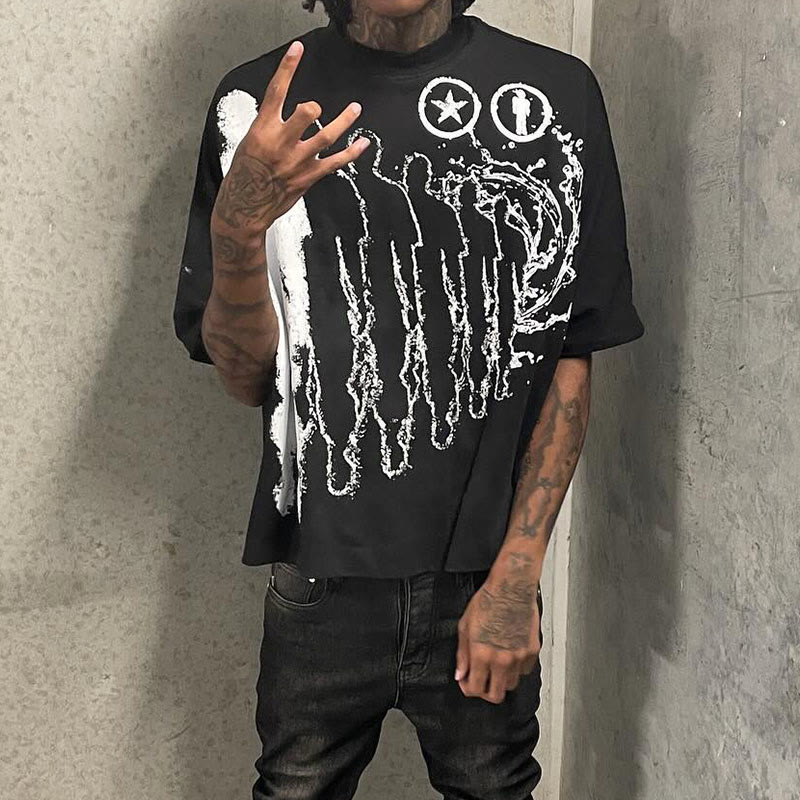 100% Cotton Separate Yourself By Taking A Chance Print T-shirt