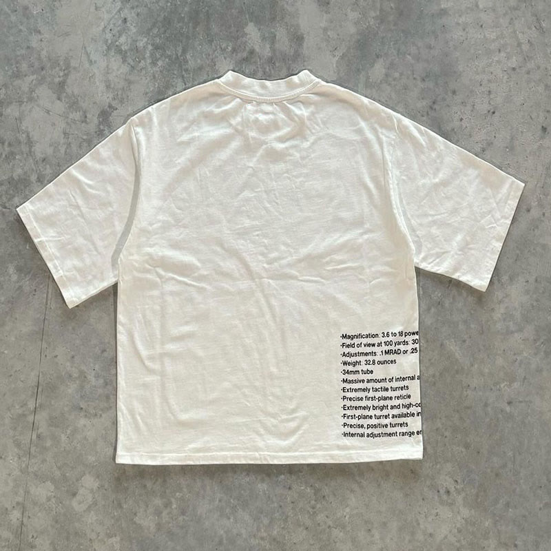 100% Cotton Sharpshooter Print T-shirt