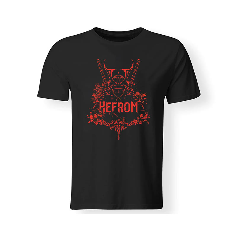 Hefrom Samurai Style Printed T-shirt - image 2