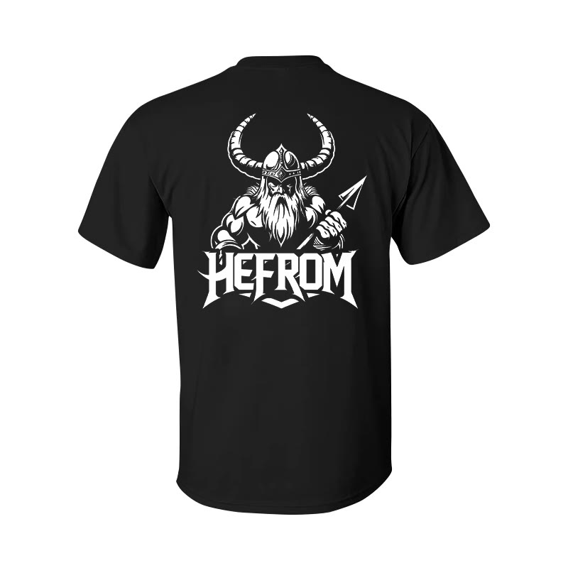 Hefrom Viking Style Printed T-shirt - image 2