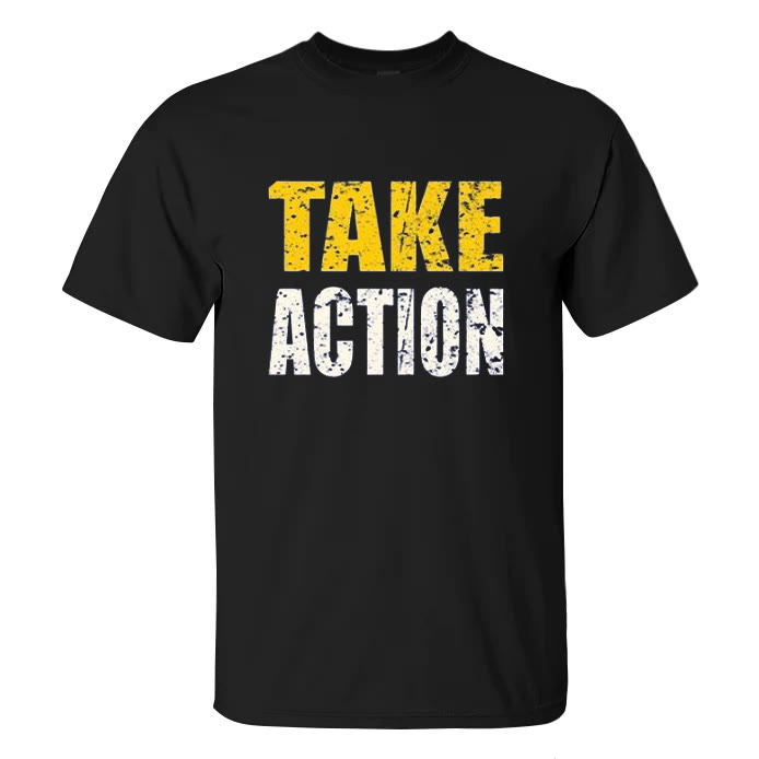 Take Action Printed T-shirt - image 2