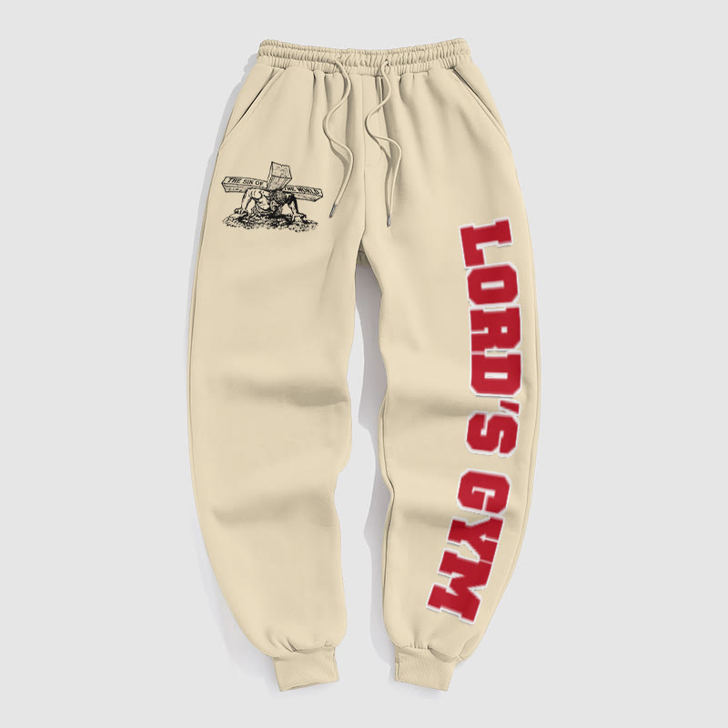 100% Cotton Lord's Gym Print Pants