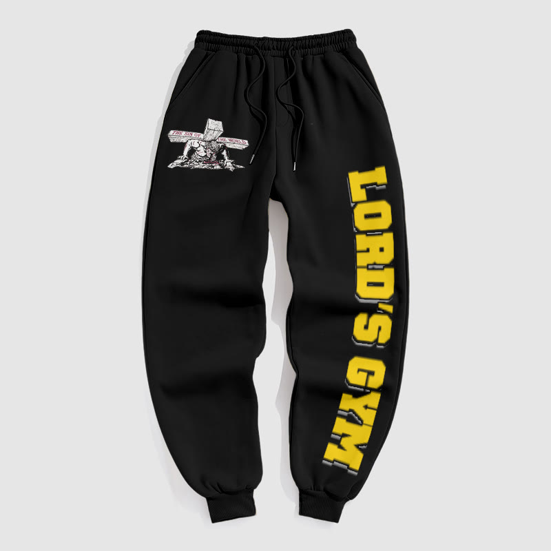 100% Cotton Lord's Gym Print Pants