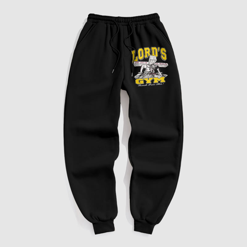 100% Cotton Lord's Gym Vintage Print Pants