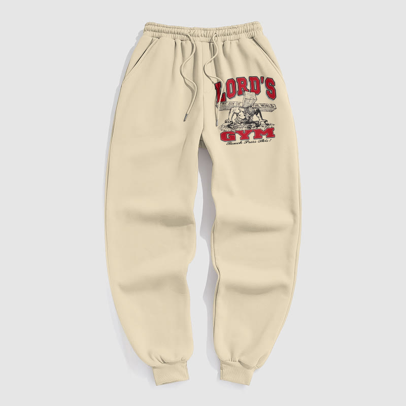 100% Cotton Lord's Gym Vintage Print Pants