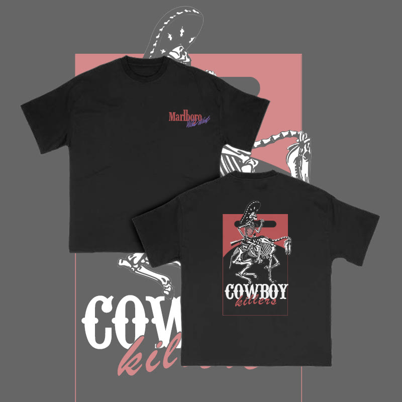 100% Cotton Cowboy Killers Print T-shirt
