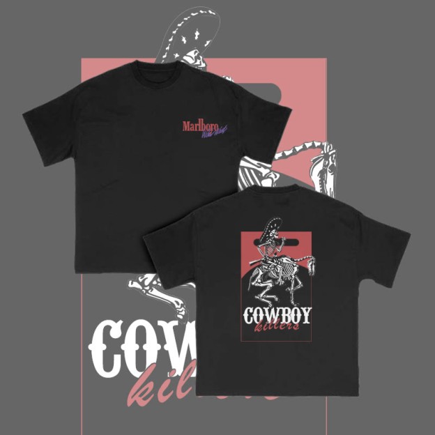 100% Cotton Cowboy Killers Print T-shirt