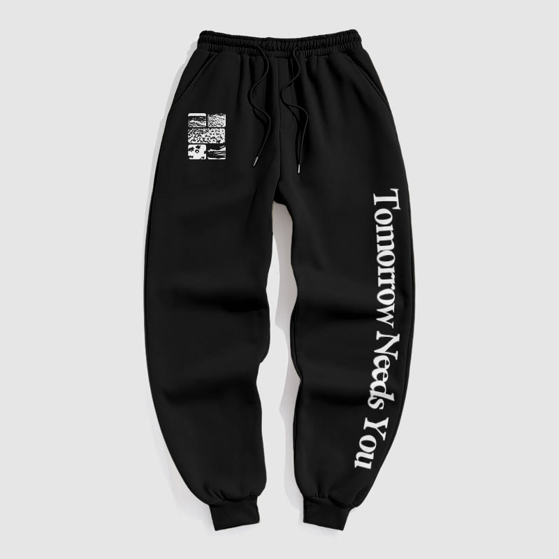 100% Cotton Tomorrow Needs You Print Pants