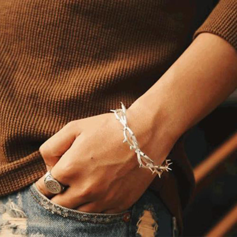 Simple And Stylish Thorn Open Bracelet