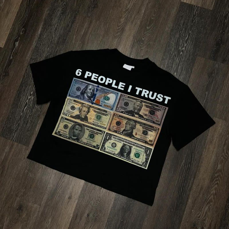 100% Cotton Money Print T-shirt