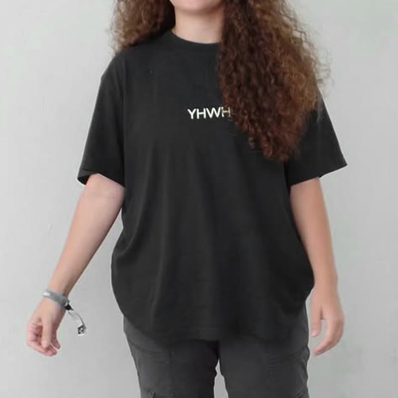 Unisex 100% Cotton He Died For You And Me His Name Is Jesus Christ Print T-shirt