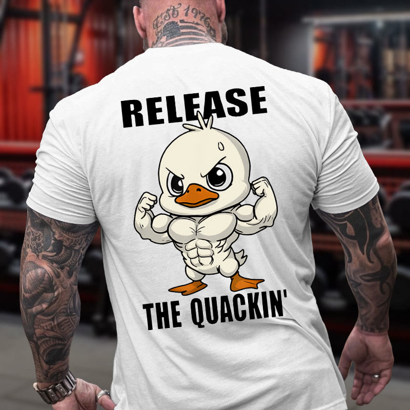 Gym 100% Cotton Release The Quackin Print T-shirt - image 2