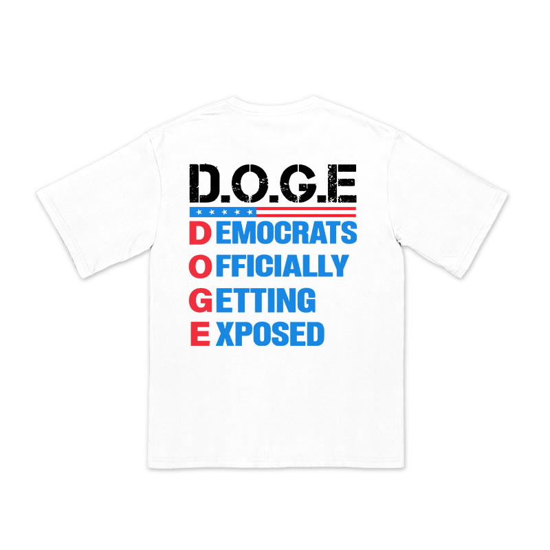 Unisex 100% Cotton D.O.G.E Print T-shirt
