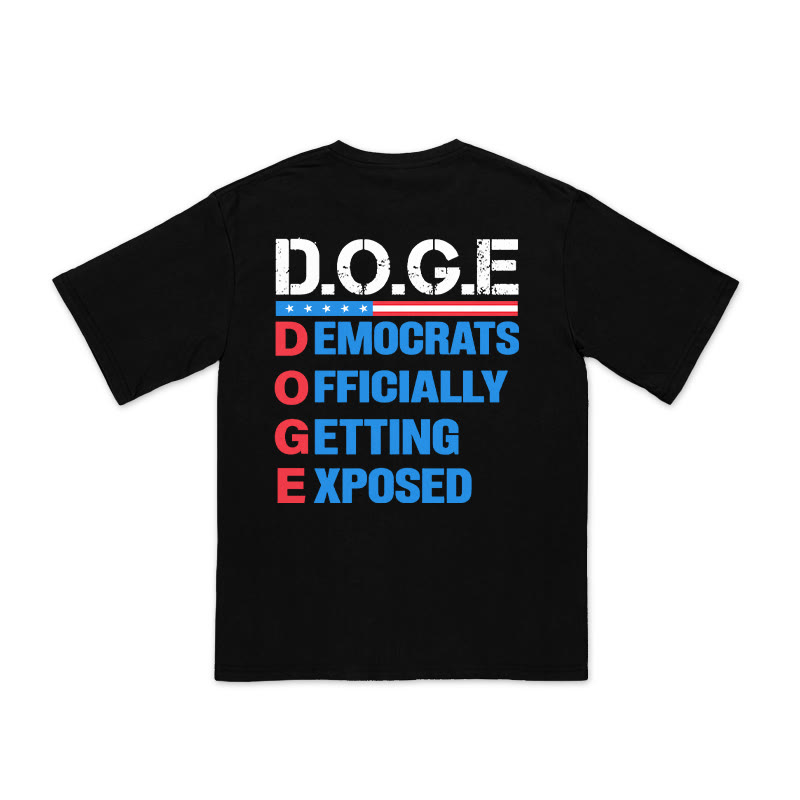 Unisex 100% Cotton D.O.G.E Print T-shirt
