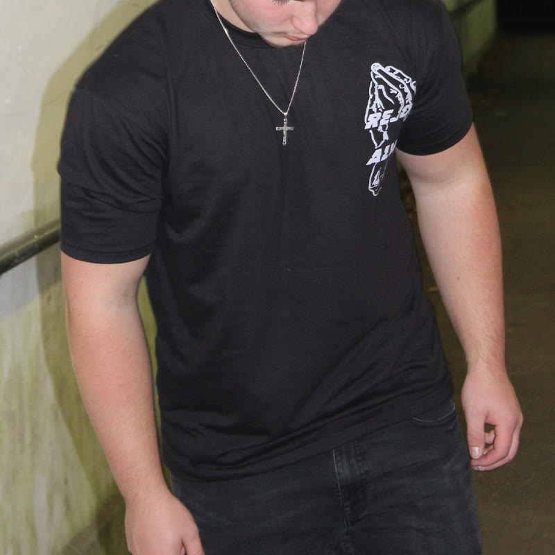 Unisex 100% Cotton Jesus Loves You Print T-shirt