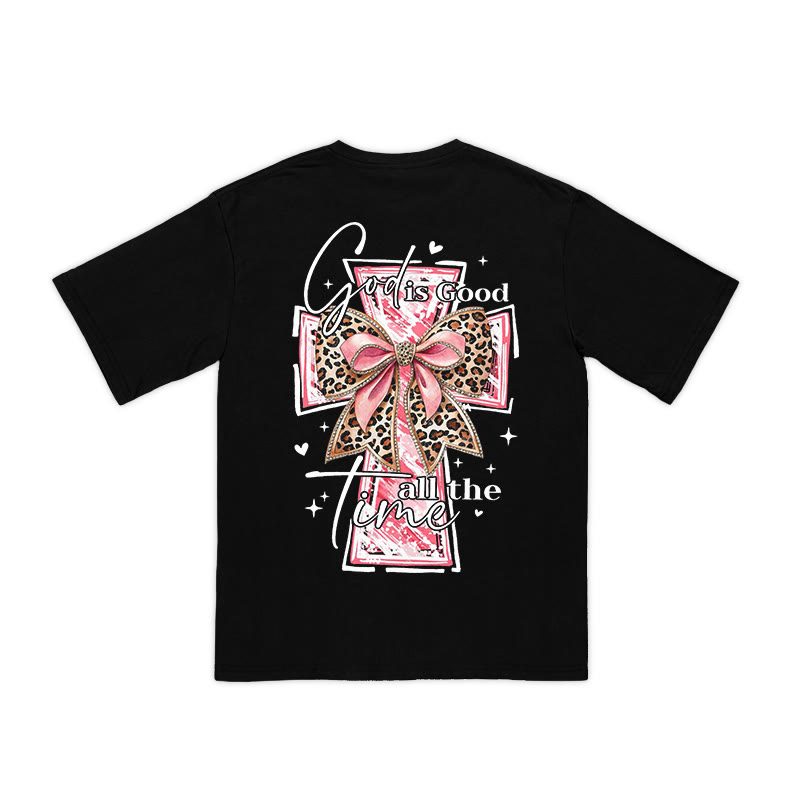 Unisex 100% Cotton God Is Good All The Time Print T-shirt