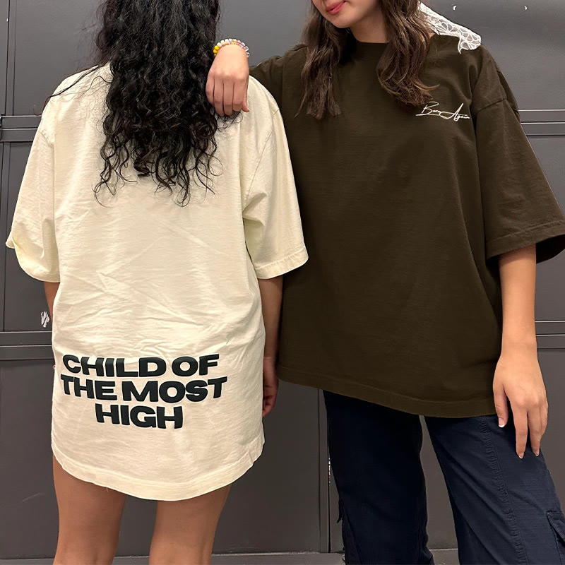 Unisex 100% Cotton Child Of The Most High Print T-shirt