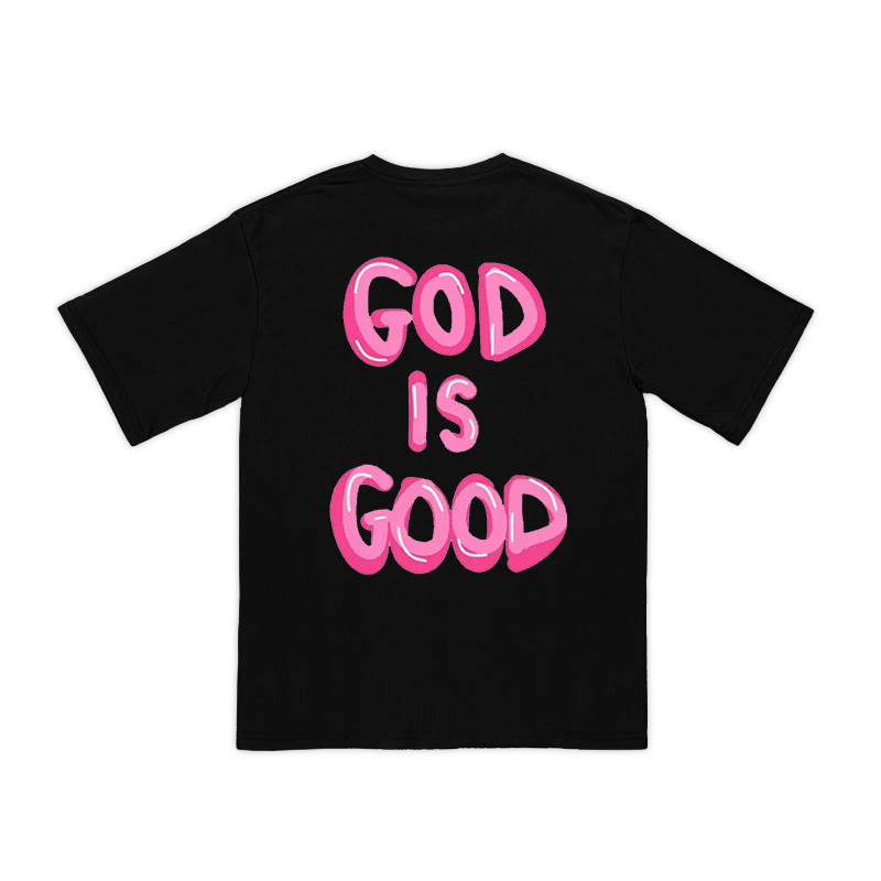 Unisex 100% Cotton God Is Good Print T-shirt - image 1