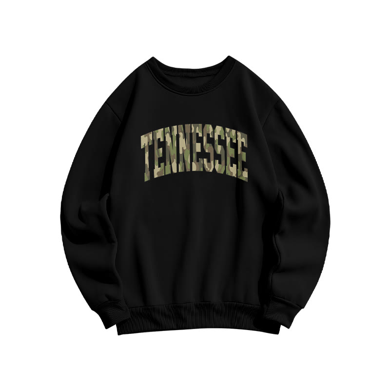 Unisex 100% Cotton Camo Tennessee Print Sweatshirt - Black - US16-18(2XL) - image 2