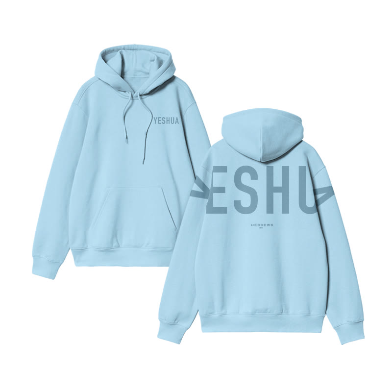 Unisex Yeshua Hebrews 13:8 Print Hoodie - image 8