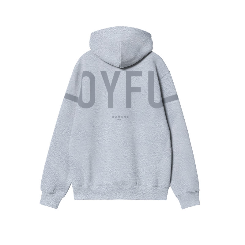 Unisex Joyful Romans 12:12 Print Hoodie - image 2