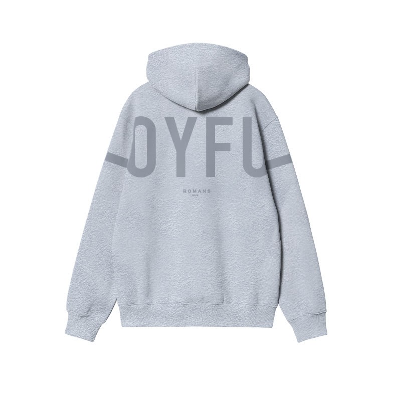 Unisex Joyful Romans 12:12 Print Hoodie - image 2