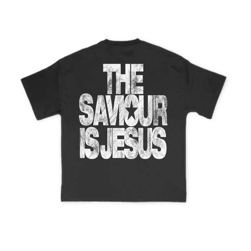 Unisex Broken World Needed A Saviour Print T-shirt - image 1