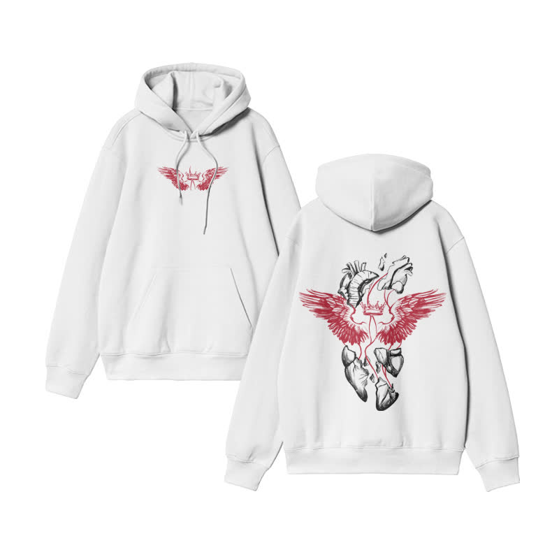 Unisex God Loves The World John 3:16 Print hoodie - White - US16-18(2XL) - image 1