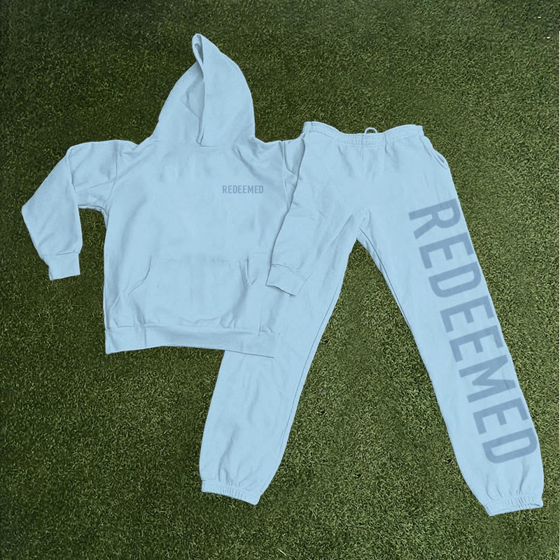 Unisex Redeemed Galatians 2:20 Print Hoodie Set - image 6