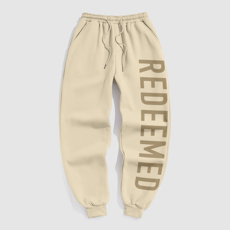 Unisex Redeemed Galatians 2:20 Print Pants - Apricot - US16-18(2XL) - image 3