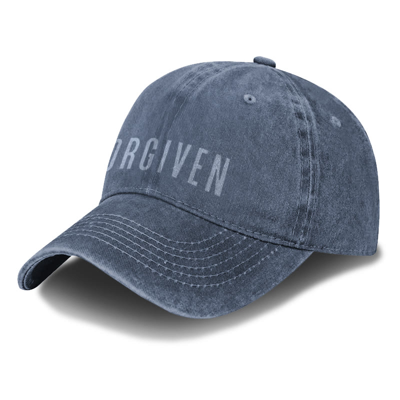 Unisex Forgiven Print Washed Cap - image 9