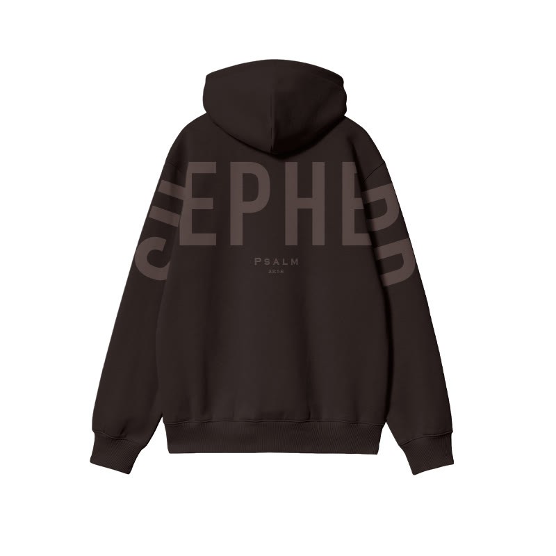 Unisex Shepherd Psalm 23:1-6 Print Hoodie - image 2