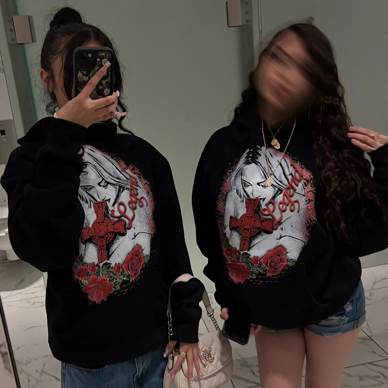 Unisex Legend Print Hoodie - image 2