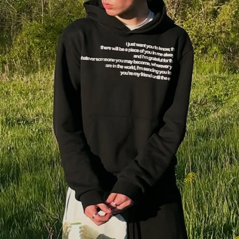 Unisex You're My Friend Until The End Print Hoodie - image 1