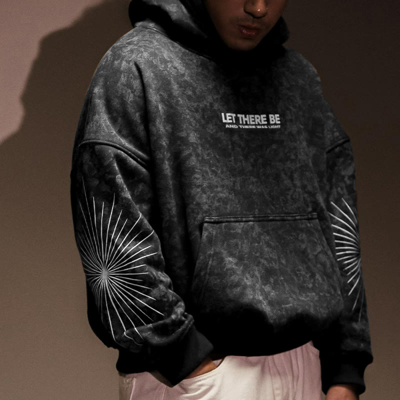 Unisex Let There Be Light Genesis 1:3 Print Hoodie - image 2