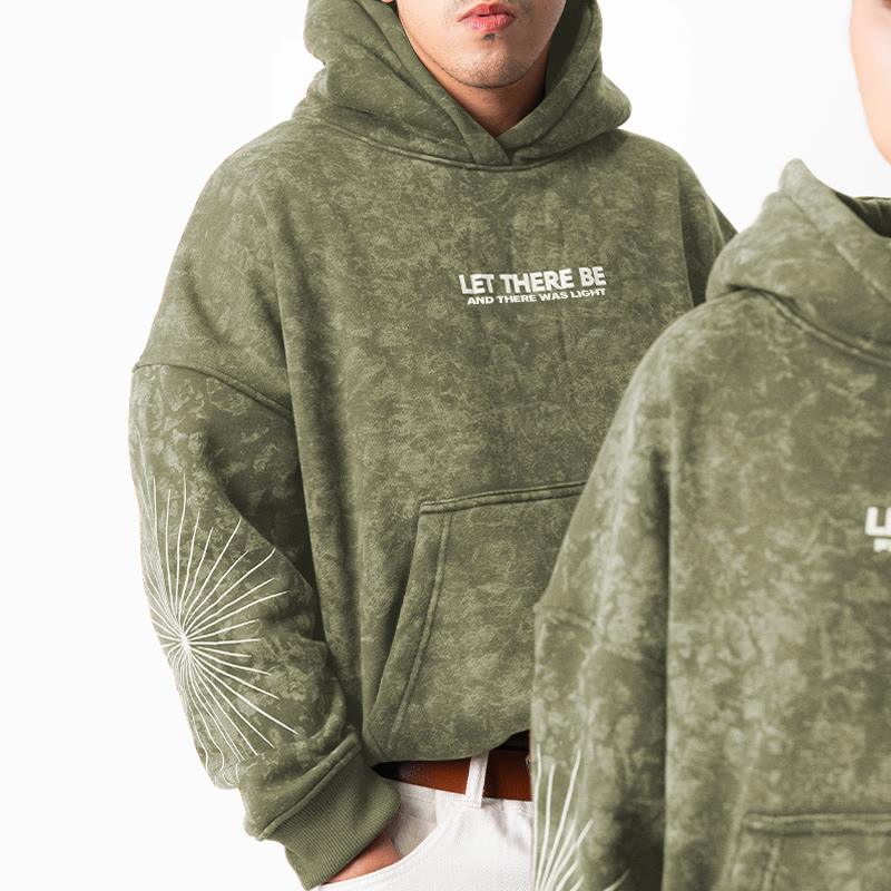 Unisex Let There Be Light Genesis 1:3 Print Hoodie - image 3