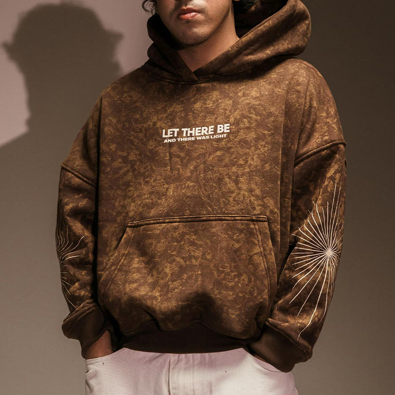 Unisex Let There Be Light Genesis 1:3 Print Hoodie - image 1