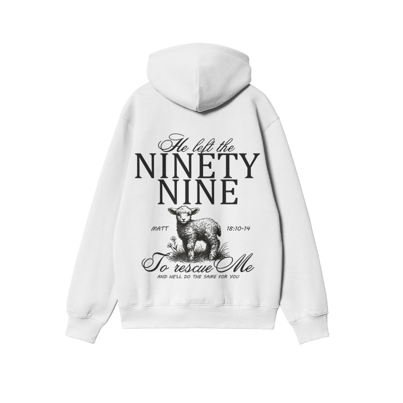 Unisex To Rescue Me And He'll Do The Same For You Matt 18:10-14 Print Hoodie - image 1