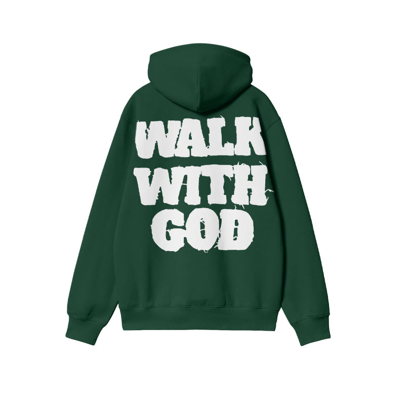 Unisex Walk With God Print Hoodie - image 1