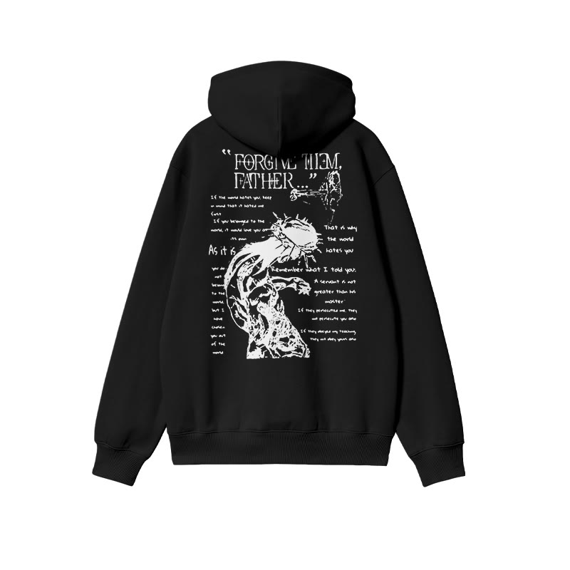 Unisex Father Forgive Them Print Hoodie - image 1